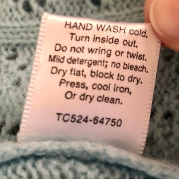 Vintage Pendleton Wool Blend Light Blue Button Up Cardigan Size Small - Picture 5 of 5